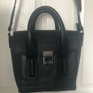 Black Crossbody Bag - Vegan Leather